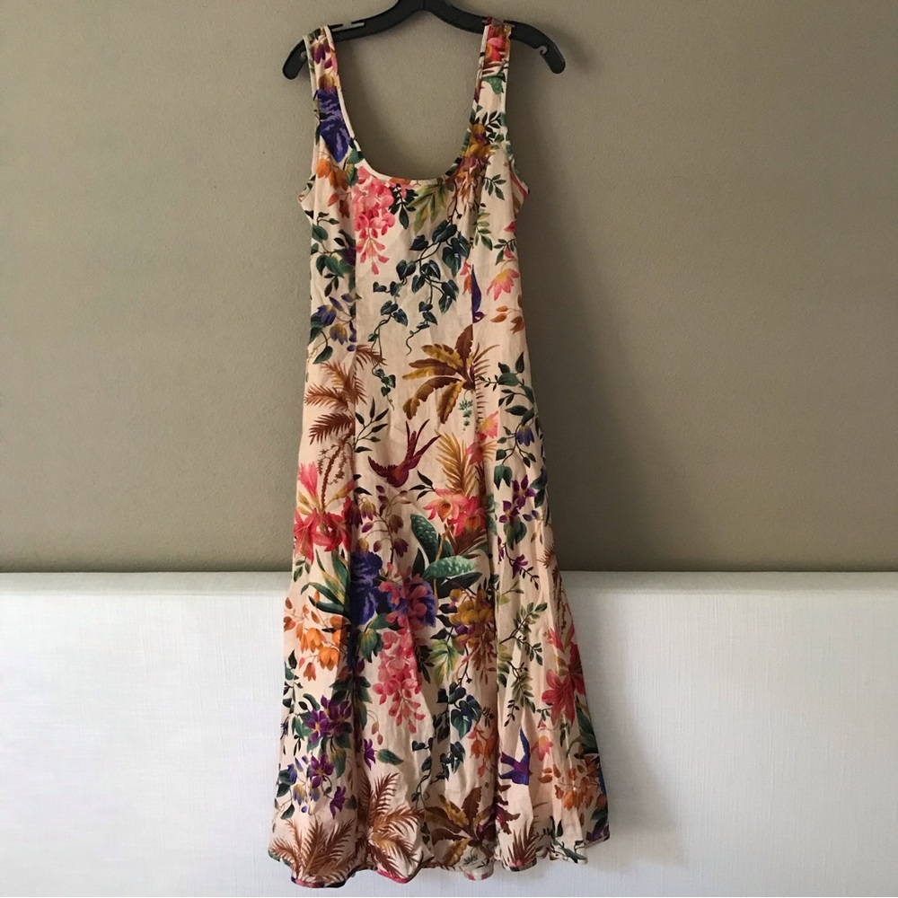 Zimmermann Tropicana Linen Midi Dress - Picture 4 of 7